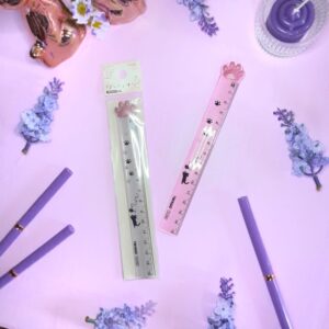 Régua 15cm de pata de gato