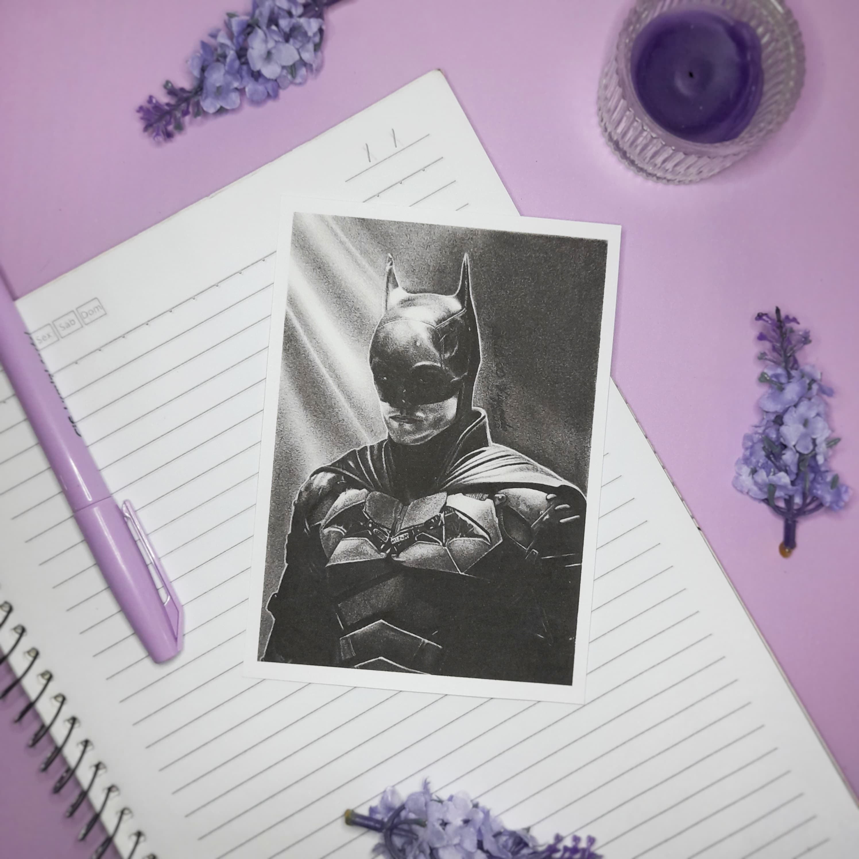 Print econômico, Batman, A6, 180g
