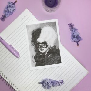 Print econômico, Cruella, A6, 180g