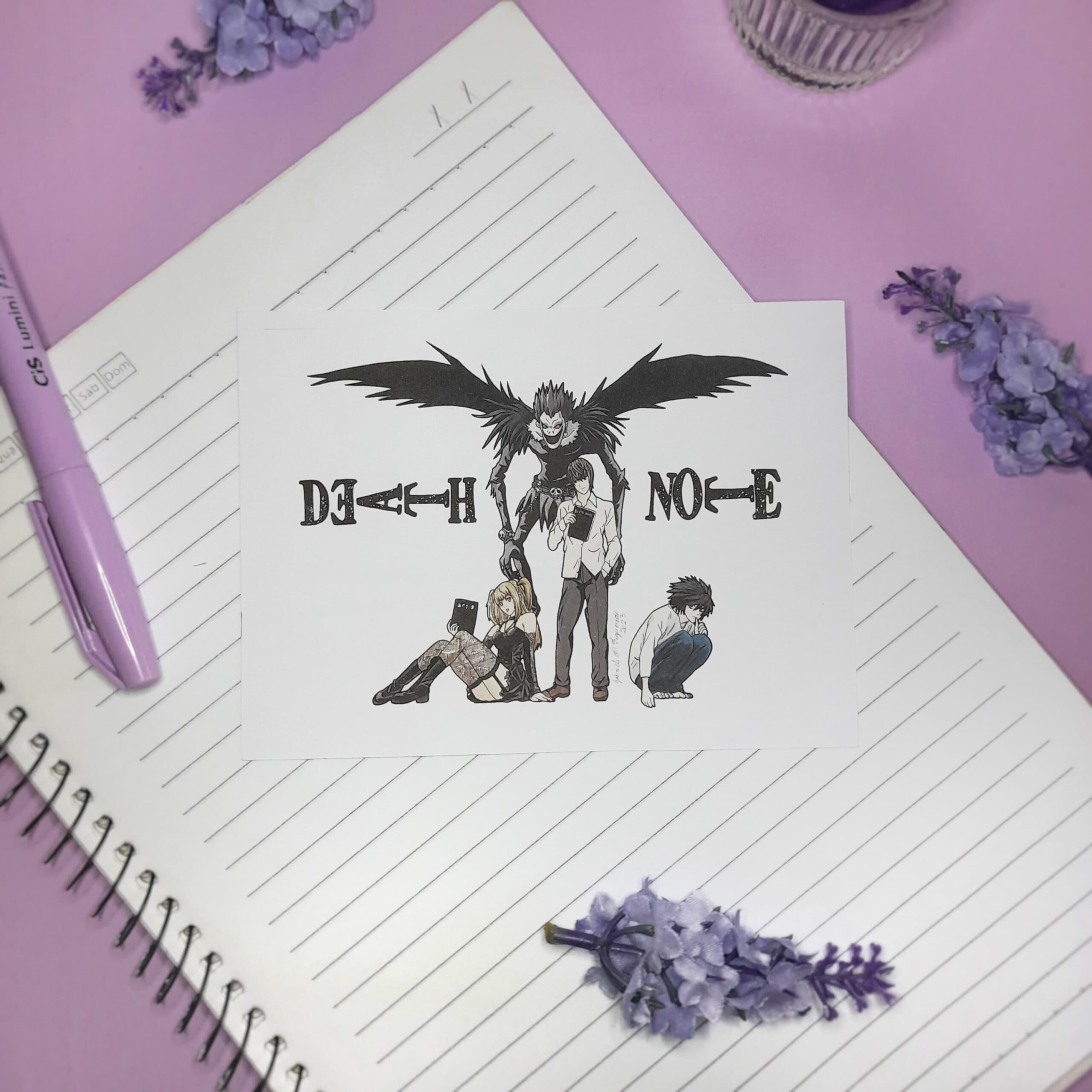 Print econômico, Death Note, A6, 120g